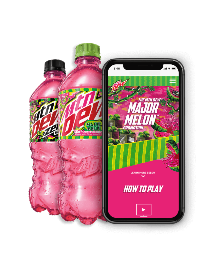 Mountain Dew Major Melon Contest promotion