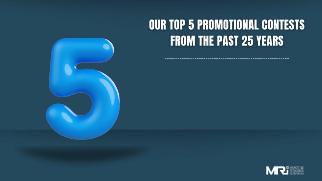 top 5 promotional contests