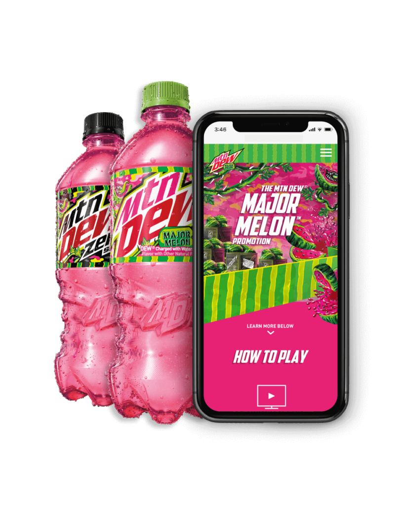 Mountain Dew Major Melon promotion